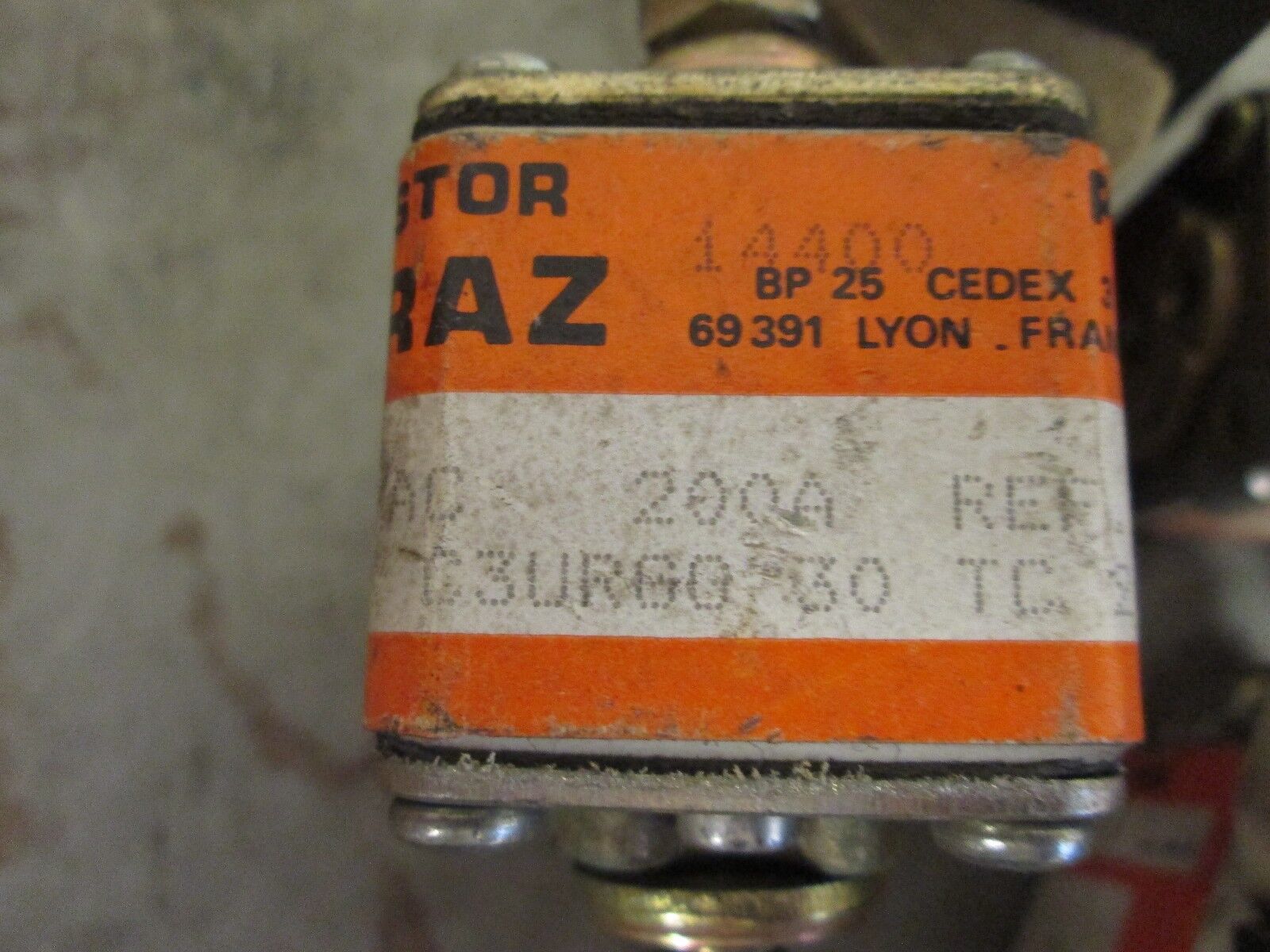 Ferraz Fuse 6BODK C3URGG 30 TC 200 S 200A 600V *Aux. Contact* Used