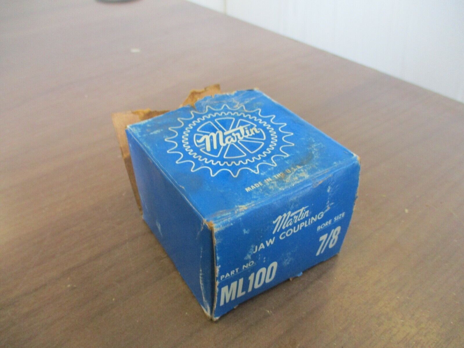 Martin Jaw Coupling ML100 Bore Size: 7/8" New Surplus