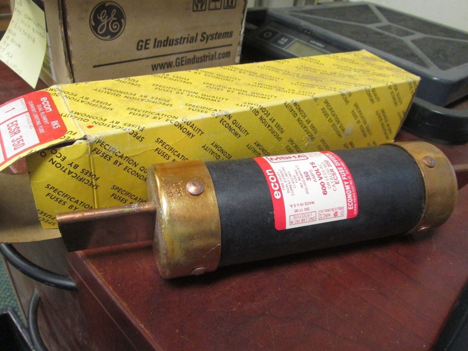 Econ Current Limiting Fuse ECSR 350 600V 350A New Surplus