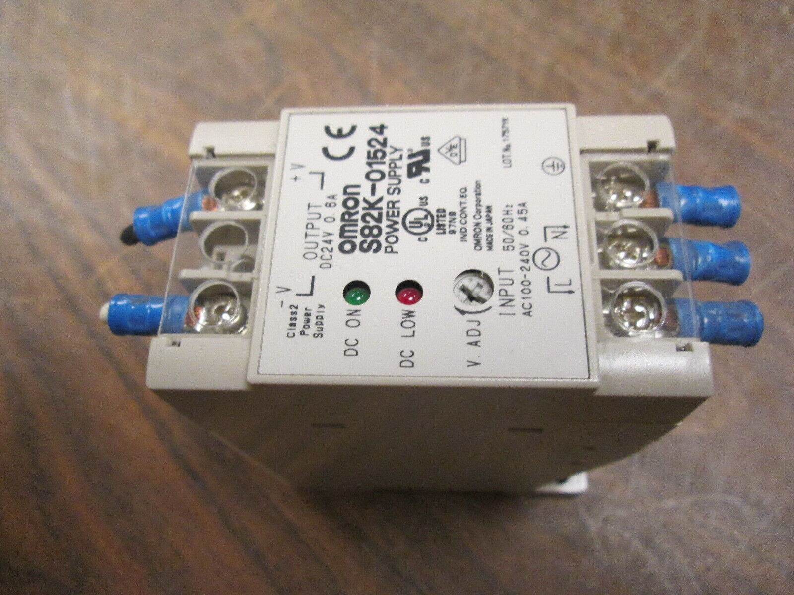 Omron Power Supply S82K-01524 Used