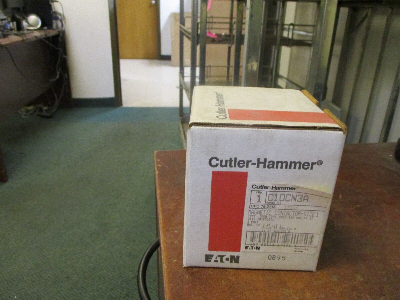 Cutler-Hammer Size 1 Contactor C10CN3A 120V Coil 3P New Surplus