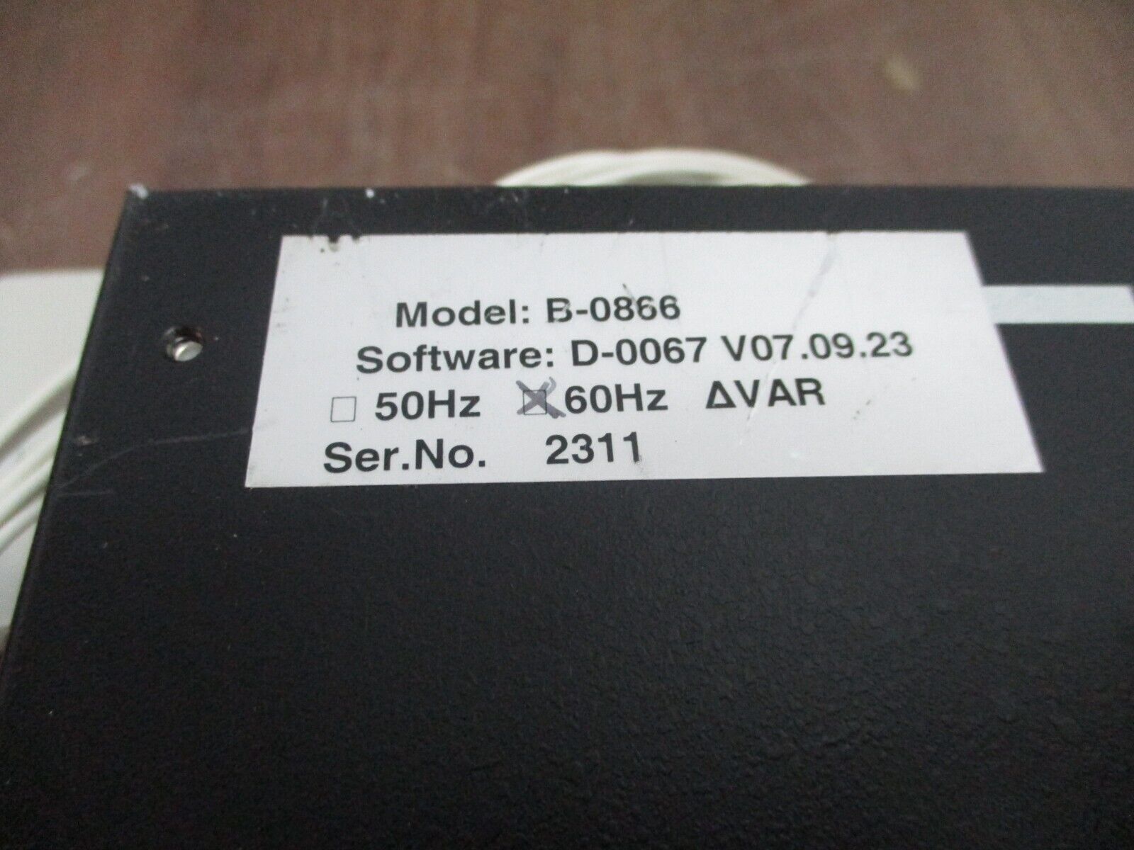 GE Ge-2011 Voltage Regulator Control B-0866 S/W: D-0067V07.09.23 60Hz Used