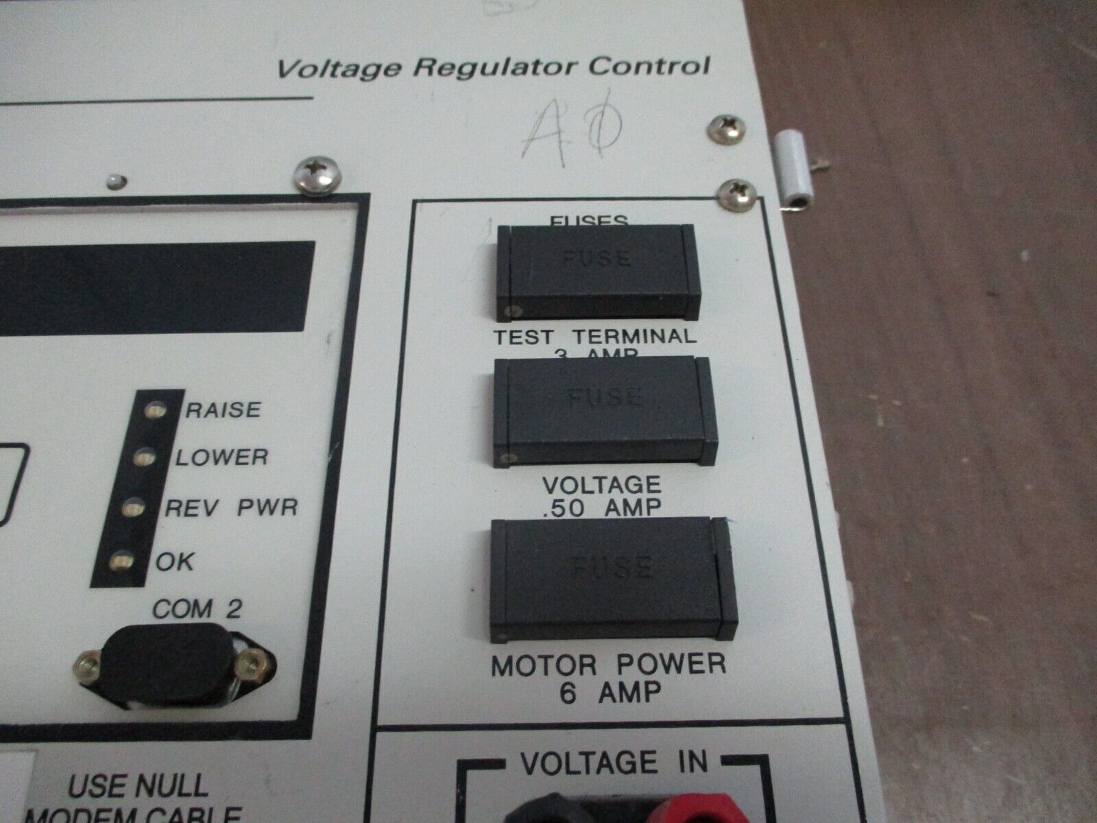 GE Ge-2011 Voltage Regulator Control B-0866 S/W: D-0067V07.09.23 60Hz Used