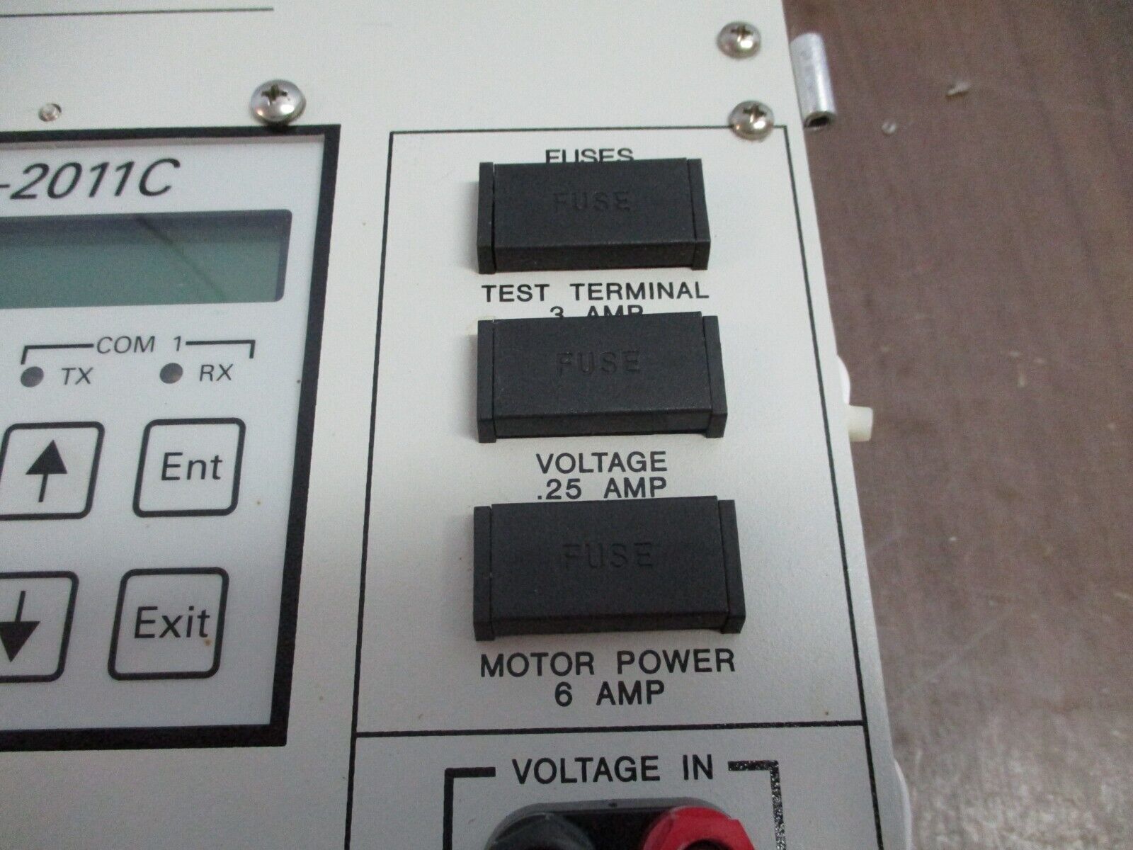 GE GE-2011 Voltage Regulator Control GE-2011C-6SL S/W: D-0146V08.02.03 Used