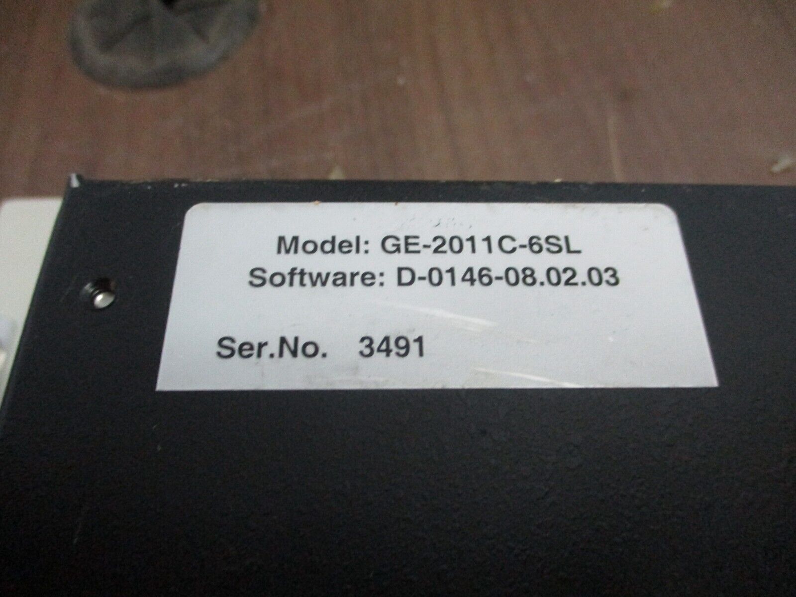 GE GE-2011 Voltage Regulator Control GE-2011C-6SL S/W: D-0146V08.02.03 Used