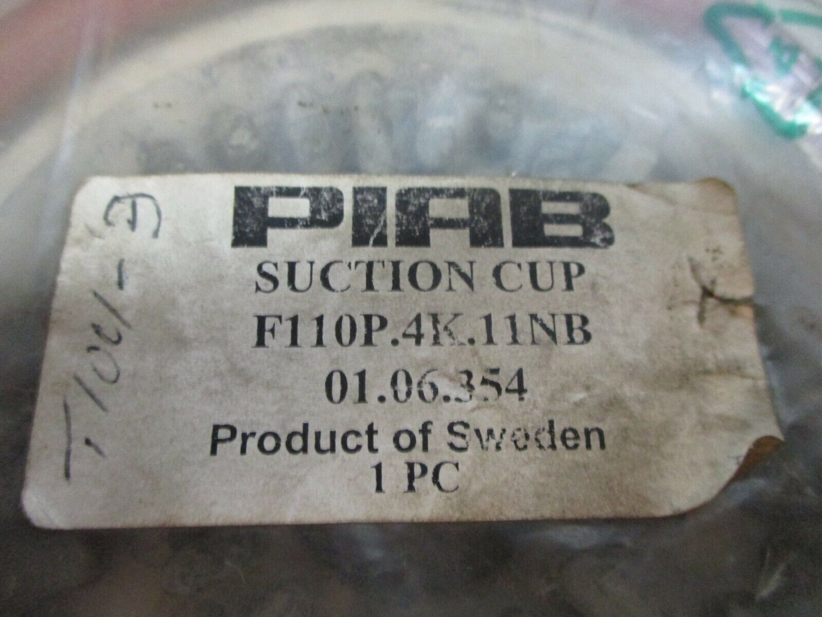 Piab Suction Cup F110P.4K.11NB New Surplus