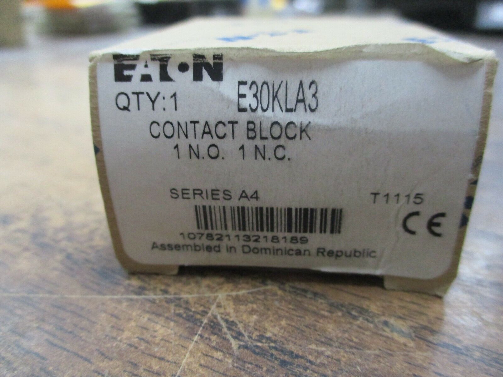 Eaton Contact Block E30KLA3 1 N.O. 1 N.C. New Surplus