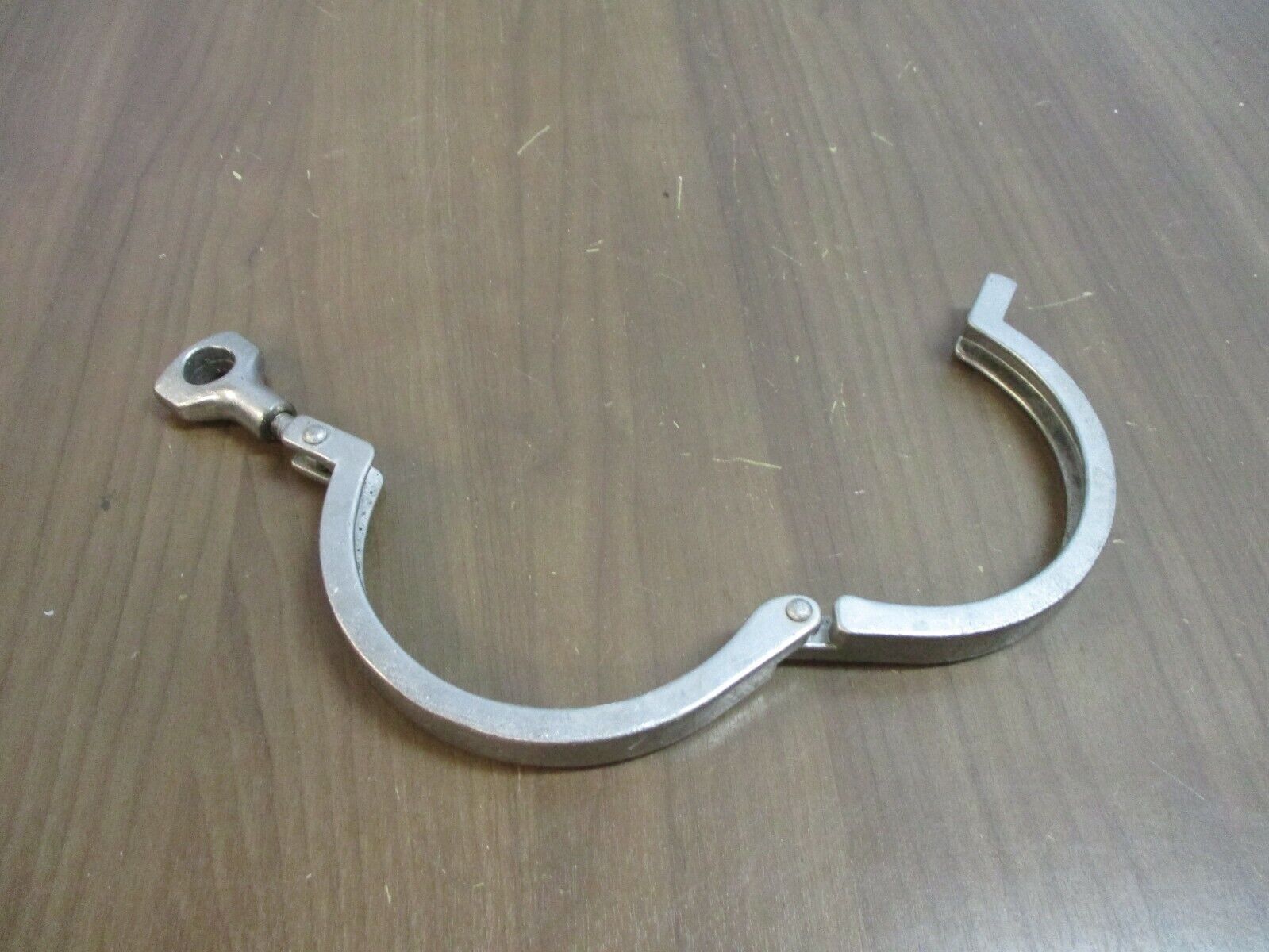 Misc. Brand Stainless Steel Sanitary Clamp Size: 4.5" Used