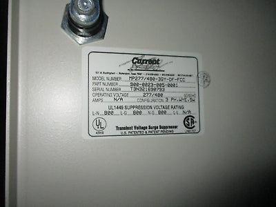 Current Technology Power Siftor Generation II Surge Suppressor 900-0023-005-0001