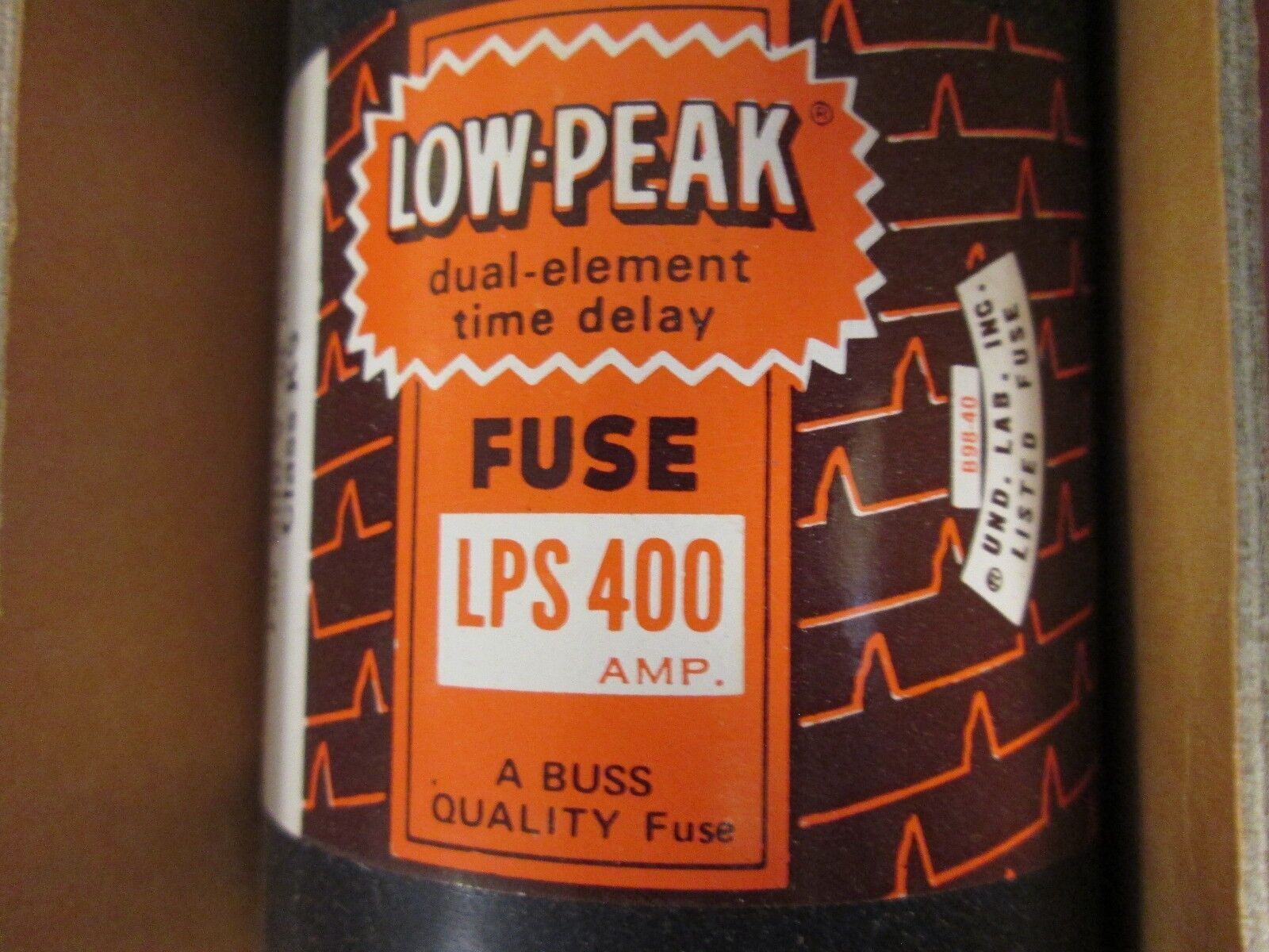Buss Low-Peak Fuse LPS 400 600V 400A New Surplus
