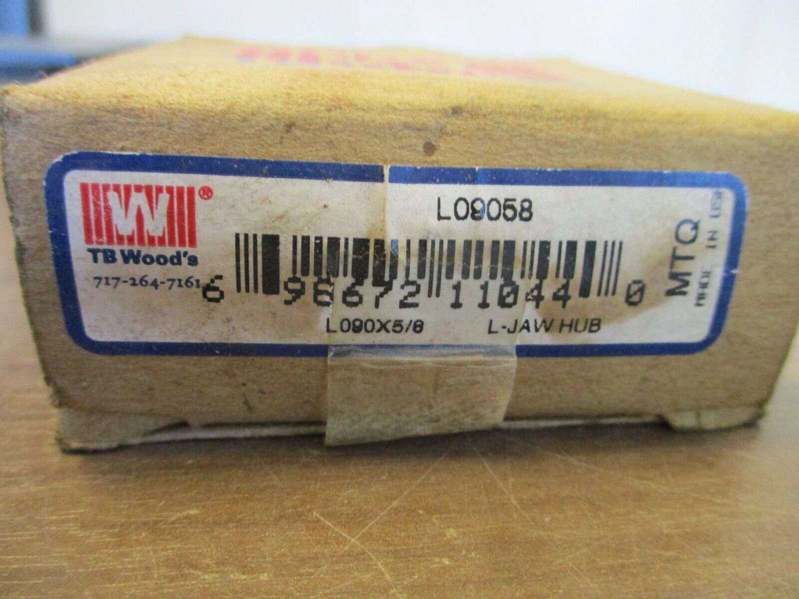 TB Wood's L-Jaw Hub L09058 L090X5/8 New Surplus