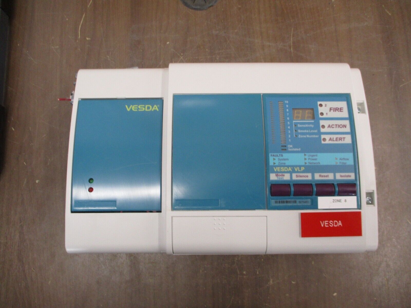 Xtralis Vesda VLP Aspirating Smoke Detector VLP-400 18-30VDC w/ Keypad Used