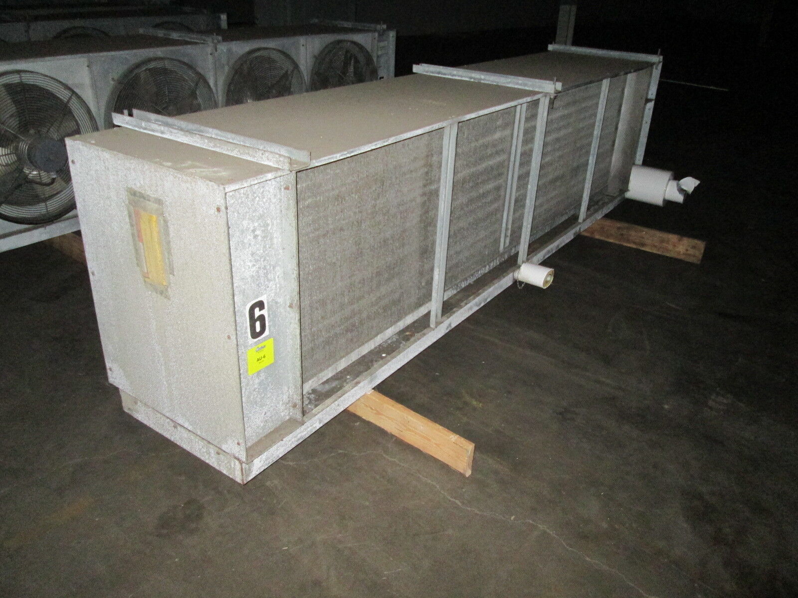 McCormack Ammonia Evaporator 74CD64CXAI-X-U-LEFT 4-Fan .3HP MFD: 1998 Used