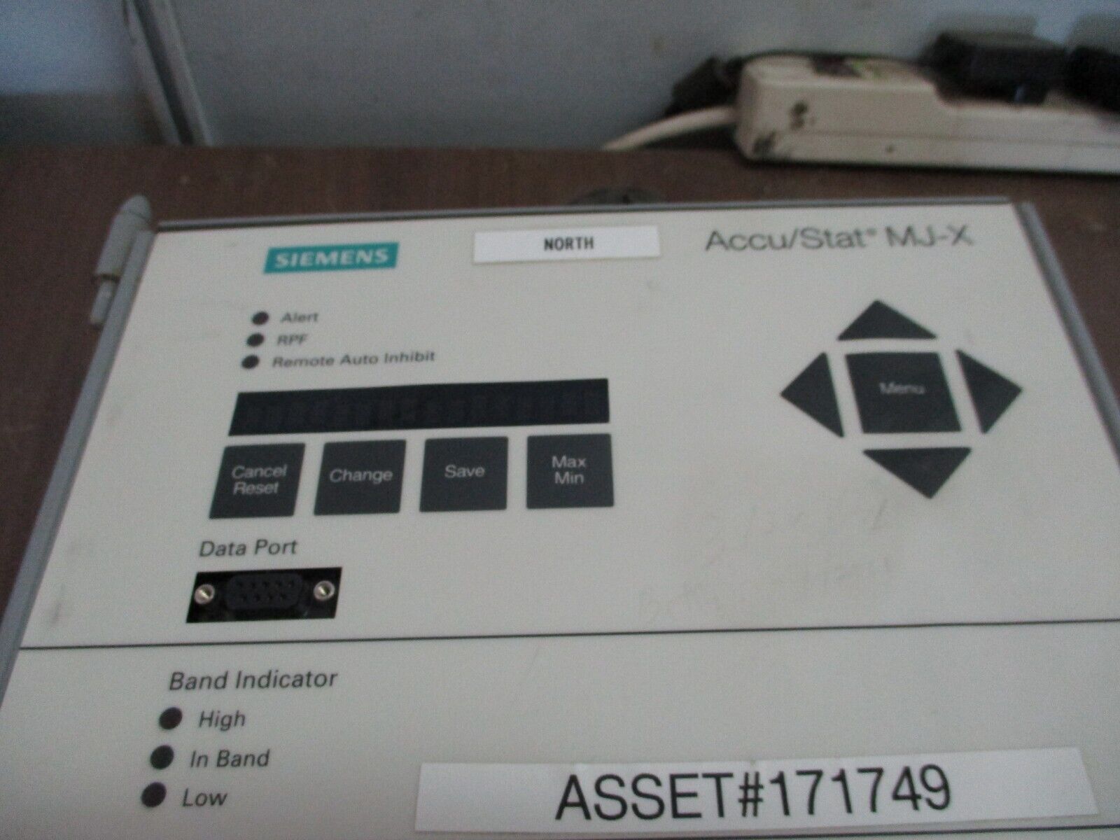 Siemens Accu/Stat MJ-X Voltage Regulator Control Panel S-64138 Used