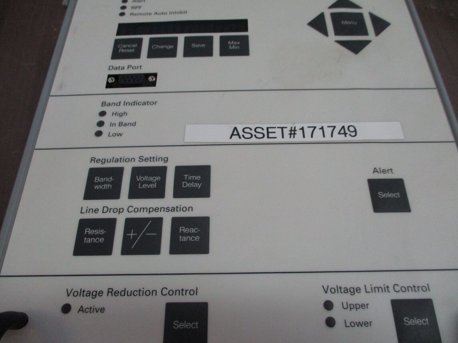 Siemens Accu/Stat MJ-X Voltage Regulator Control Panel S-64138 Used