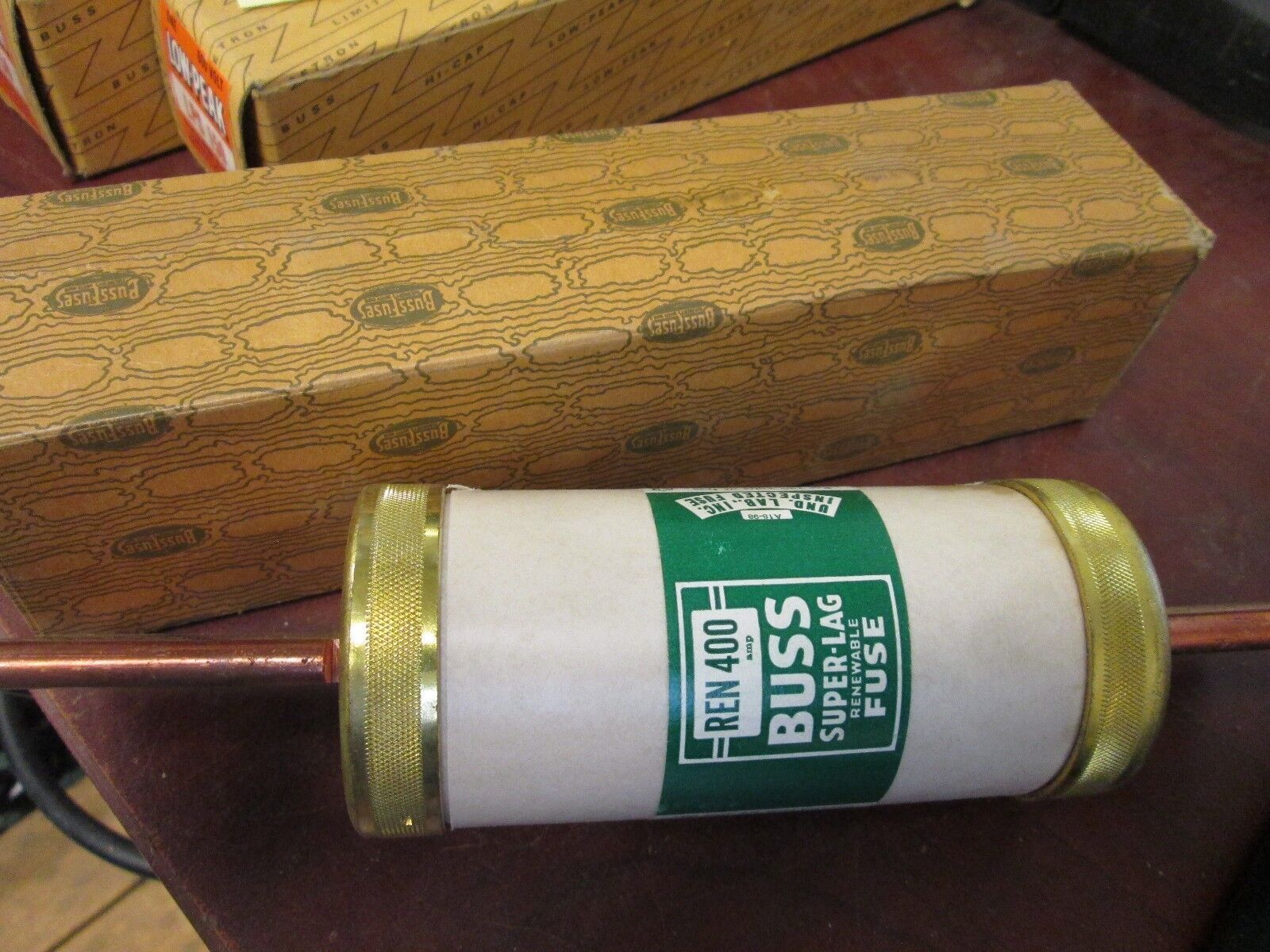Buss Renewable Fuse REN 400 250V 400A New Surplus