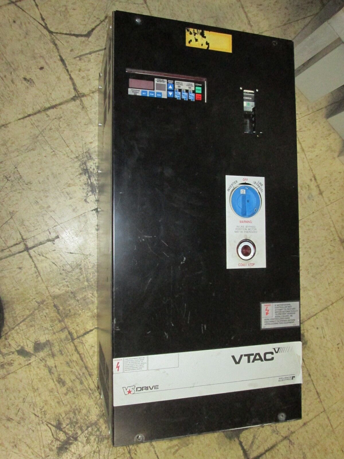 Reliance AC Drive 5VU41030 30HP Used