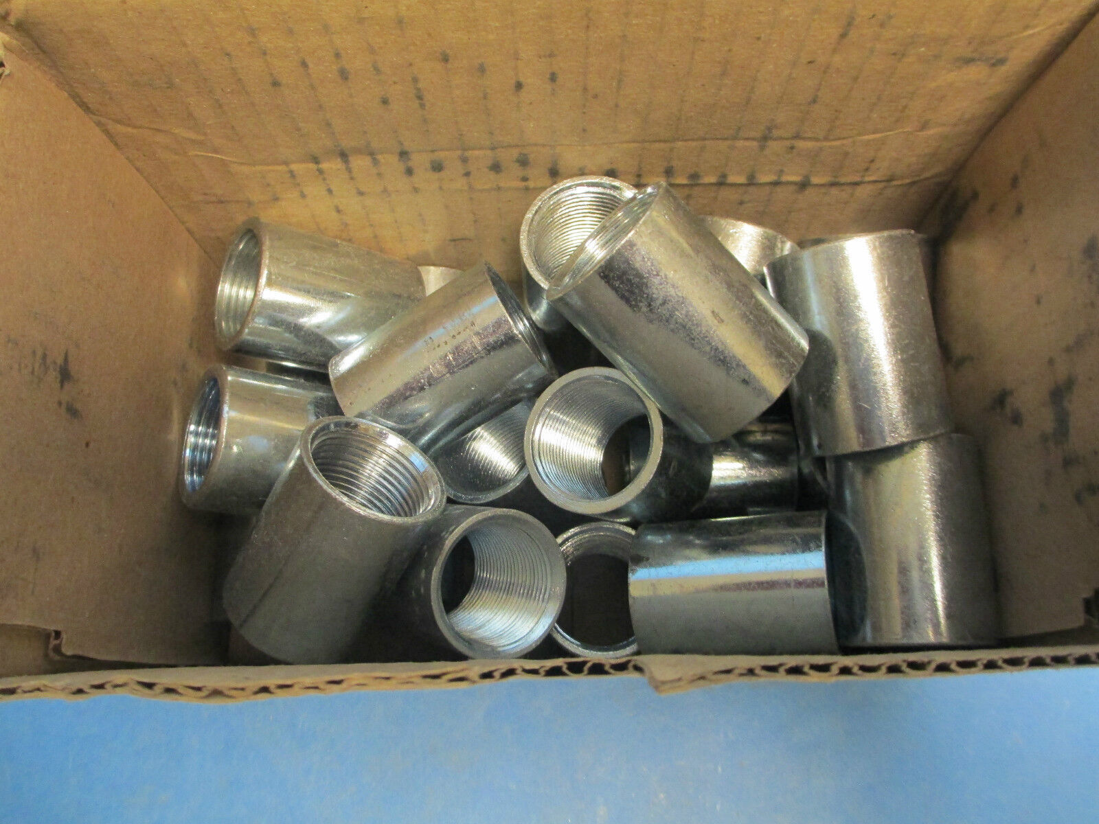 EC 3/4" Steel Conduit Coupling, Lot of 24! New Surplus!