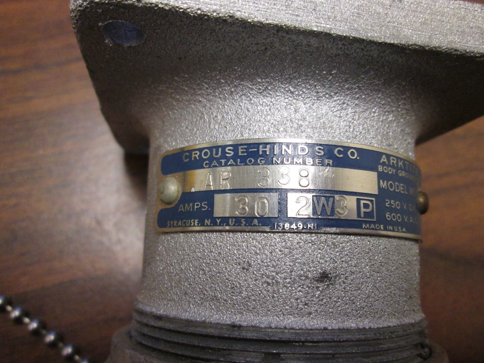 Crouse Hinds Arktite Receptacle Housings AR338-M54 Lot of 2 New Surplus