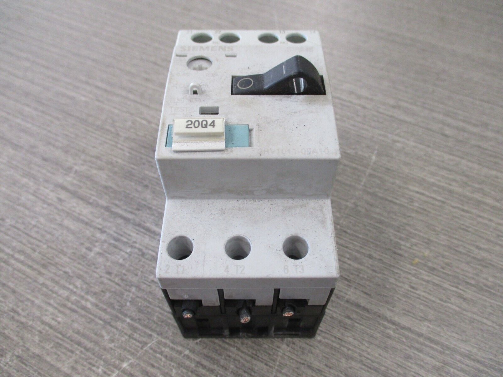 Siemens Sirius Manual Starter 3RV1011-0FA10 Trip: 0.35-0.5A Used