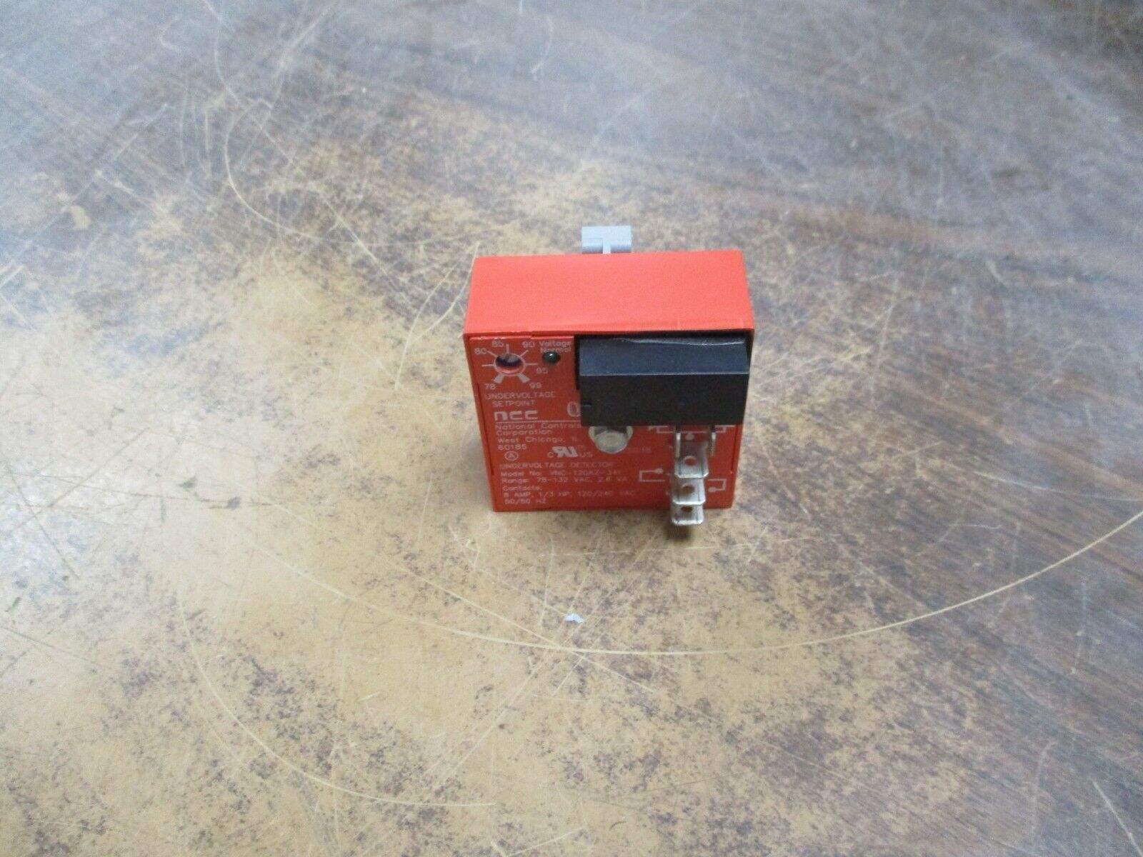 NCC Undervoltage Detector VNC-120AZ-341 78-132VAC 2.6VA Used