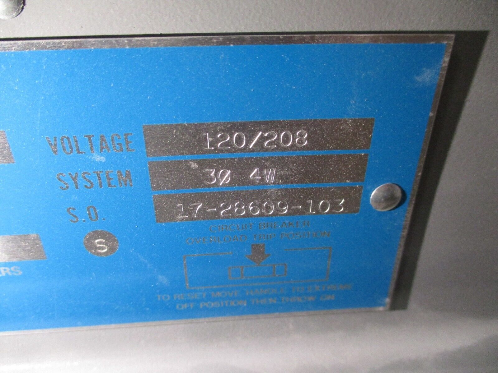 ITE Main Breaker Circuit Breaker Panel NLAB 100A Main 120/208V 3Ph 4W Used