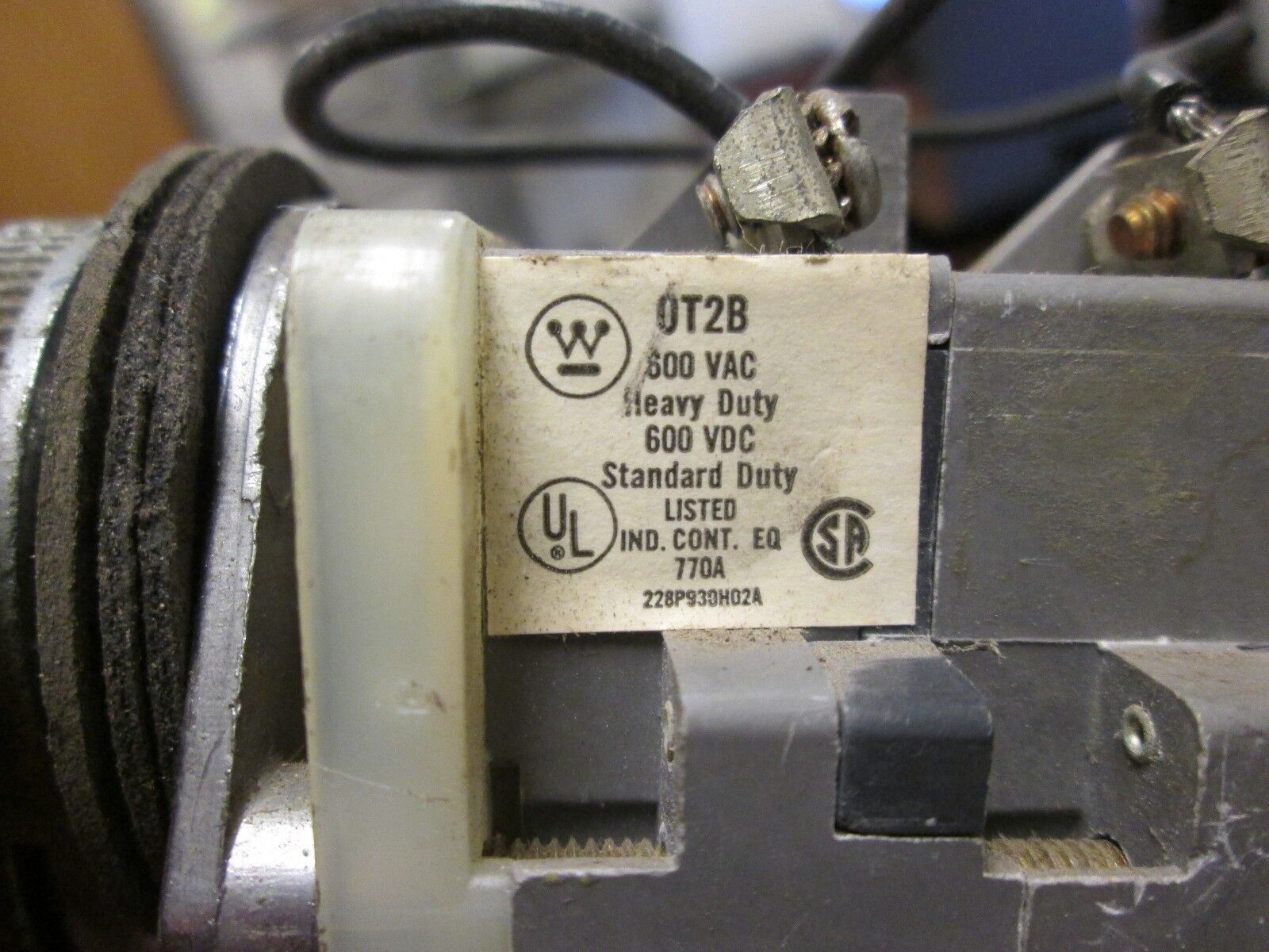 Westinghouse Push Button OT3PF 120 VAC 60 Hz
