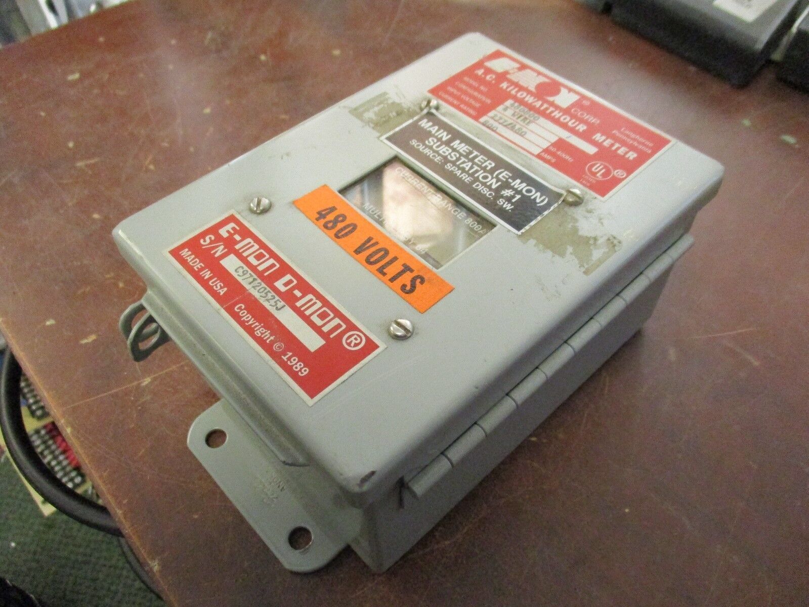 E-Mon D-Mon AC Kilowatthour Meter 480800 277/480V 4W 800A