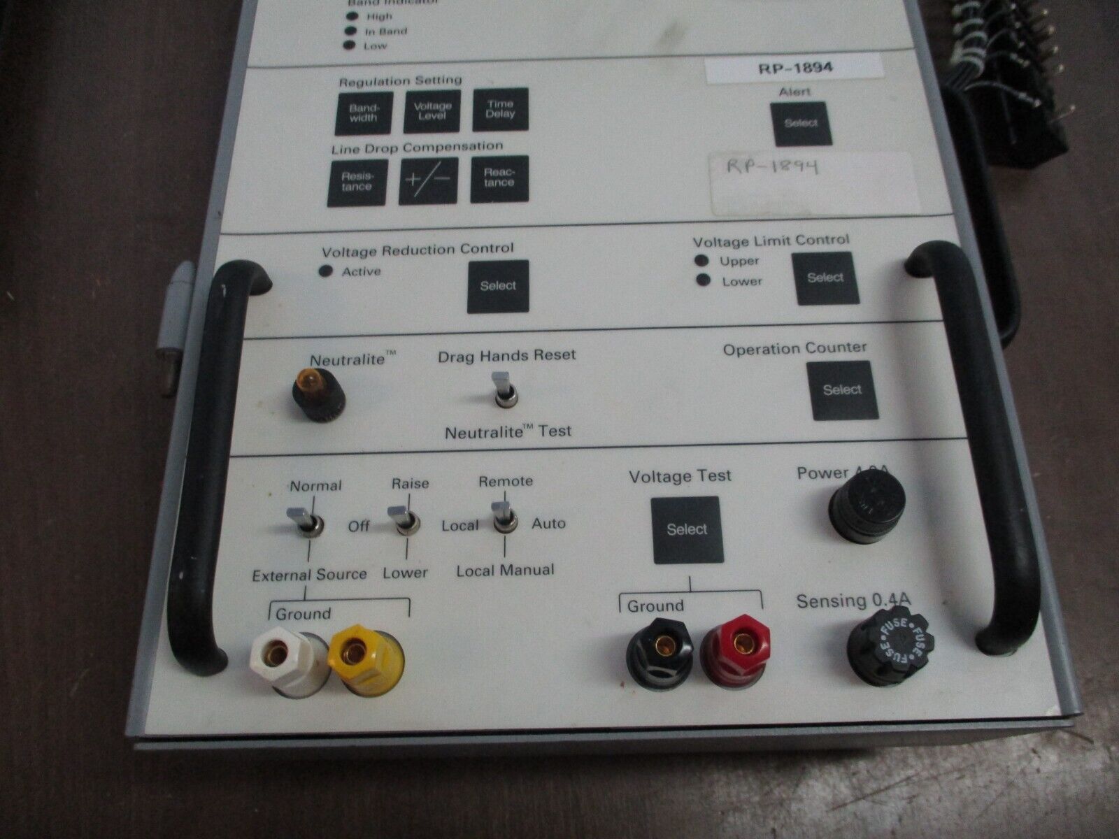 Siemens Accu/Stat MJ-X Voltage Regulator Control Panel S-62449 Used