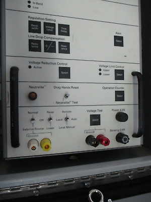 Siemens Accu/Stat MJ-X Voltage Regulator Control Panel C-60313 w/ Enclosure Used