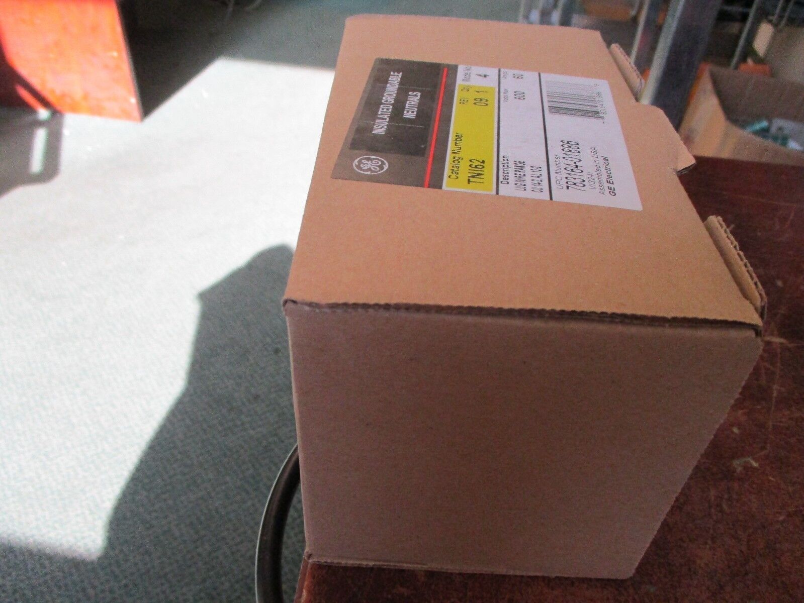 GE Insulated Groundable Neutral TNI62 Rev 09 Model 4 60A 600V New Surplus