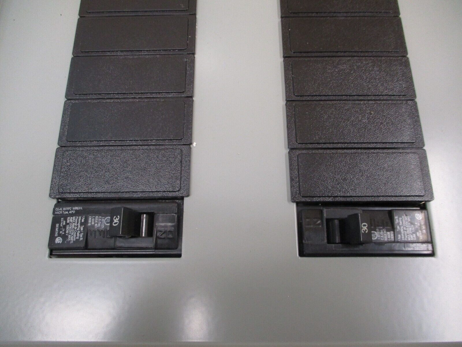 Siemens P1 Main Breaker Panelboard Interior P1A18BL125ATSN 125A Main 120/240V 3W