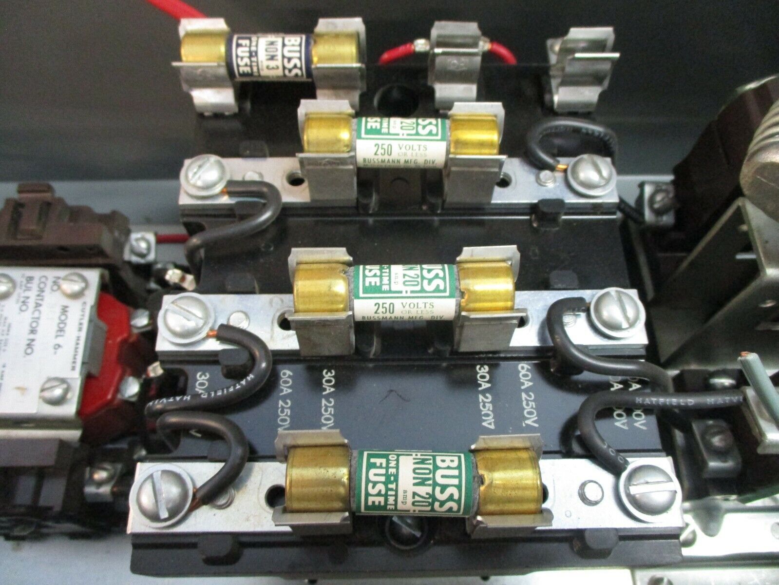 Cutler-Hammer Fusible Size 0 Combination 6-3CF553432-A 18A 110-550V Used