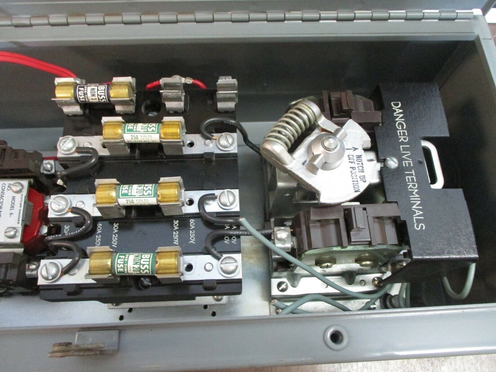 Cutler-Hammer Fusible Size 0 Combination 6-3CF553432-A 18A 110-550V Used