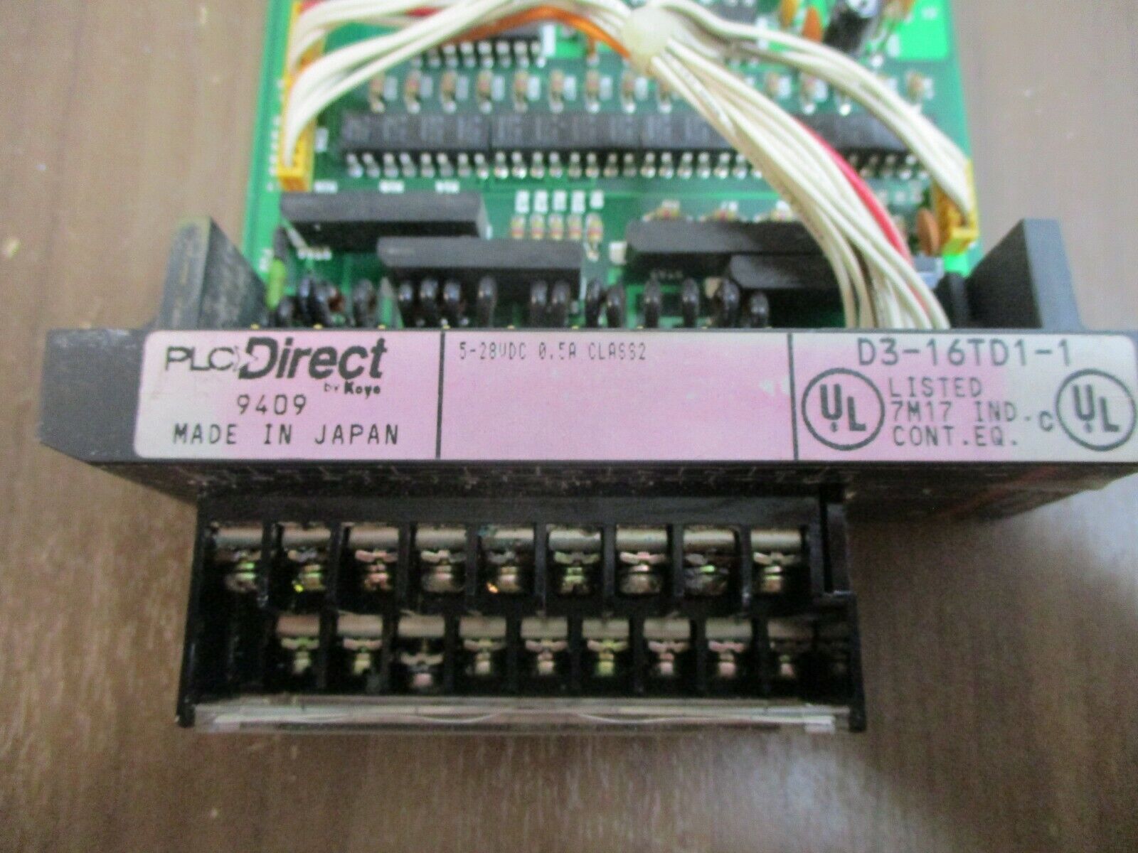 PLC Direct Output Module D3-16TD1-1 5-28VDC 0.5A Used