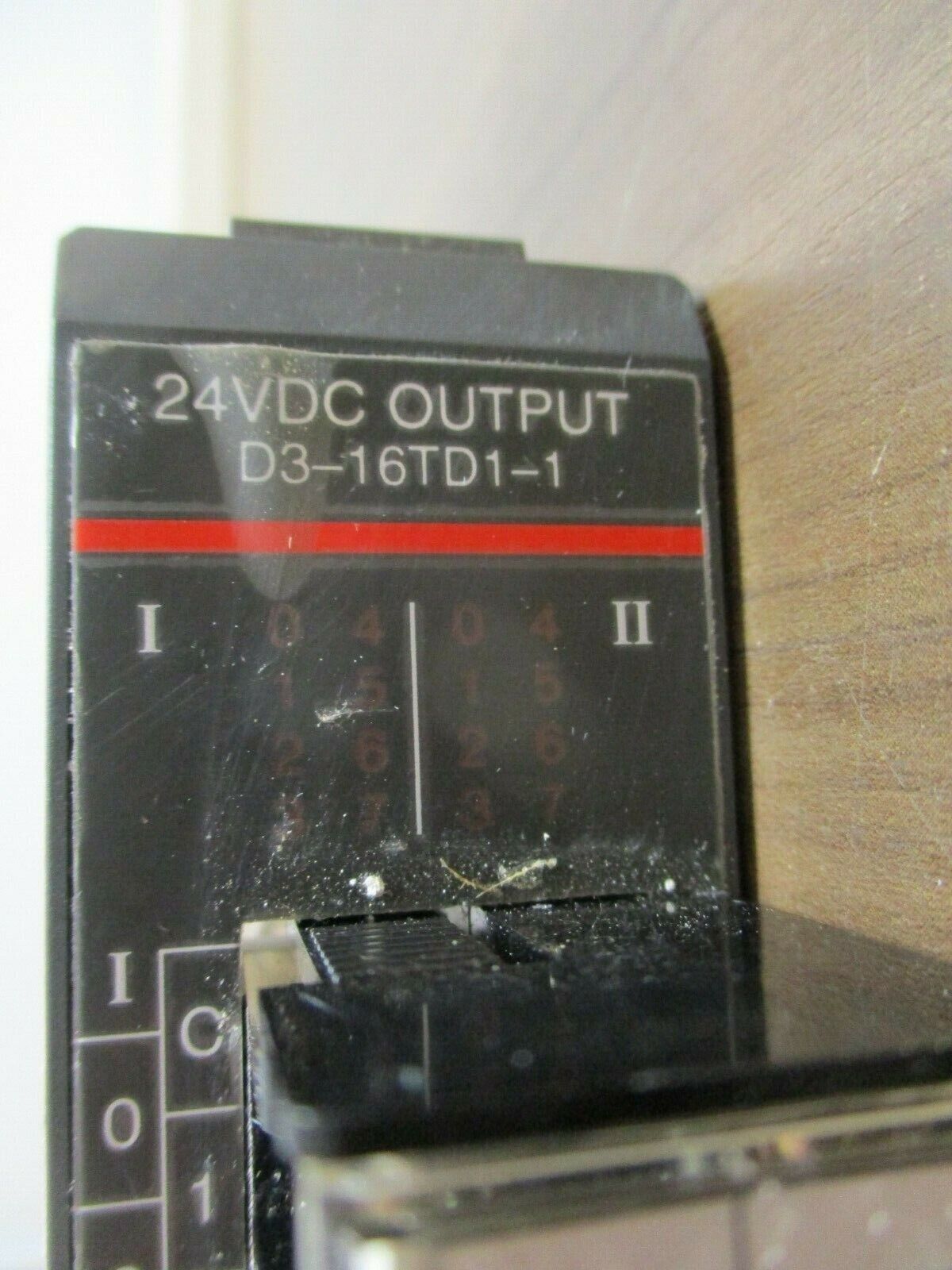PLC Direct Output Module D3-16TD1-1 5-28VDC 0.5A Used