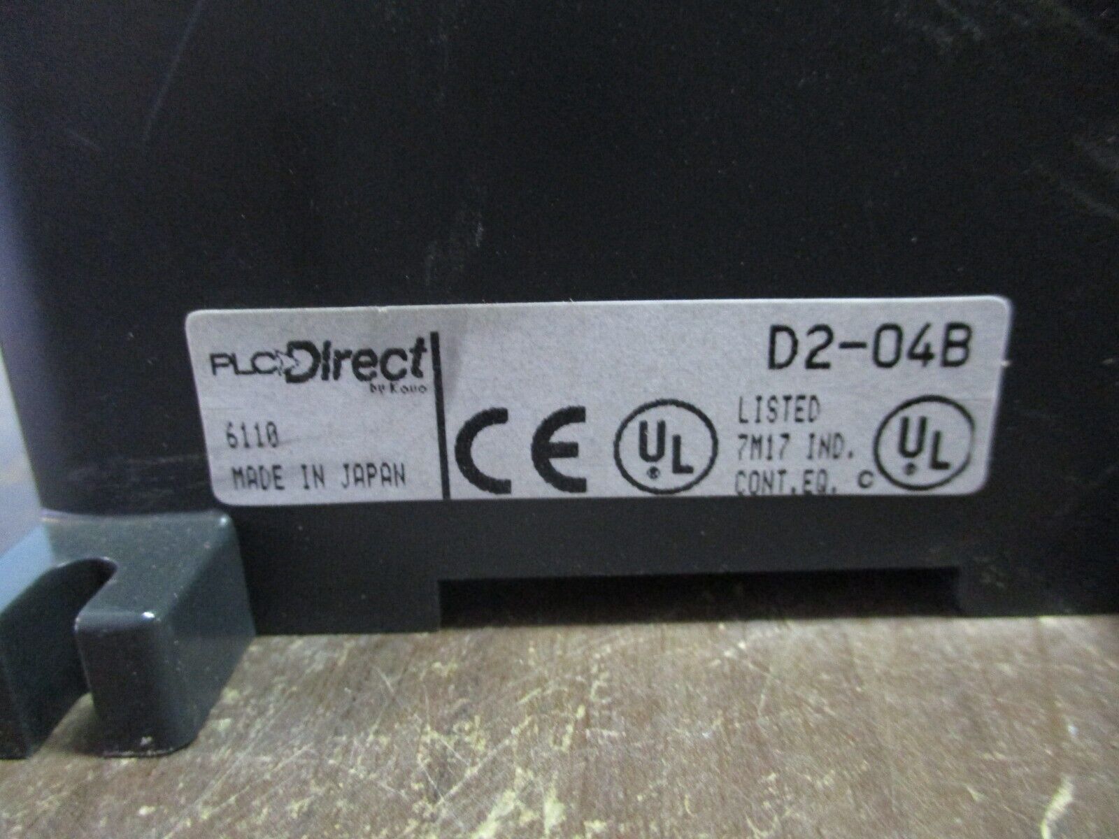 PLC Direct DirectLogic 205 Rack D2-04B 4-Slot Used