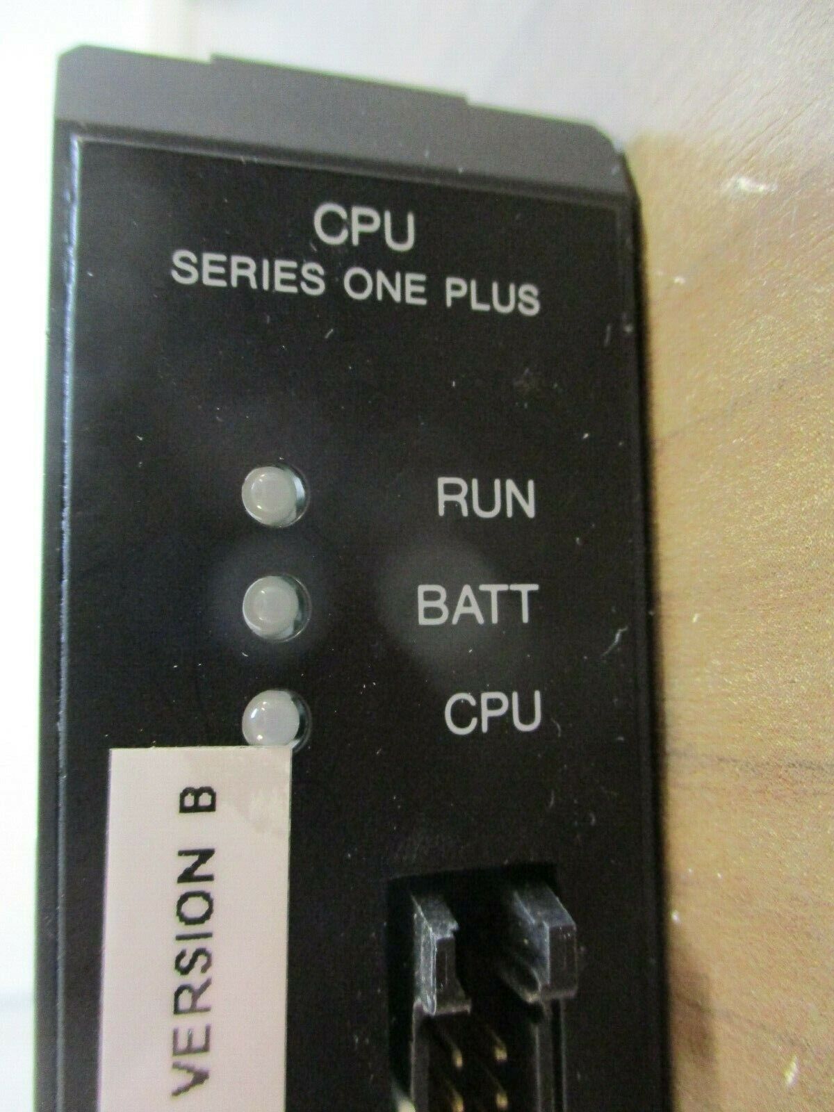 GE Fanuc Series One Plus CPU Module IC610CPU106B w/3.7K Ram Module Used