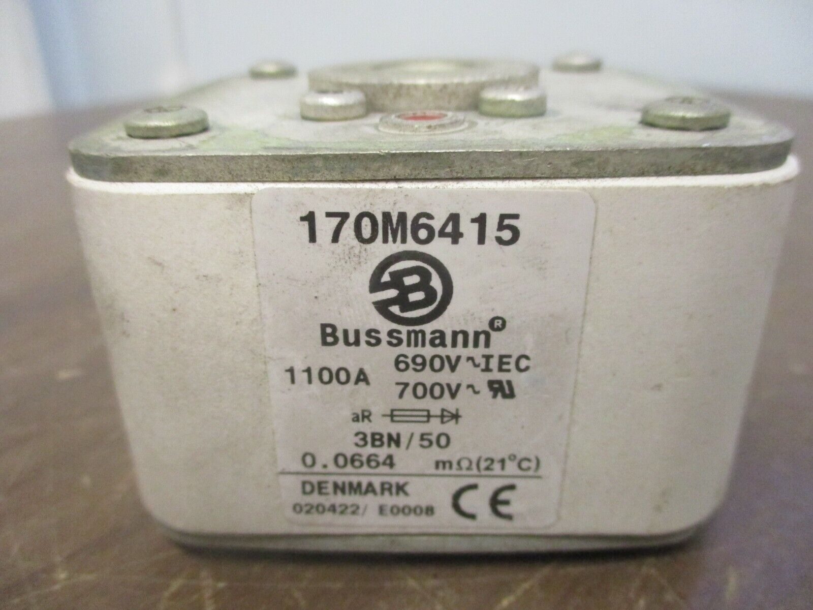 Bussmann Fuse 170M6415 1100A 700V Used