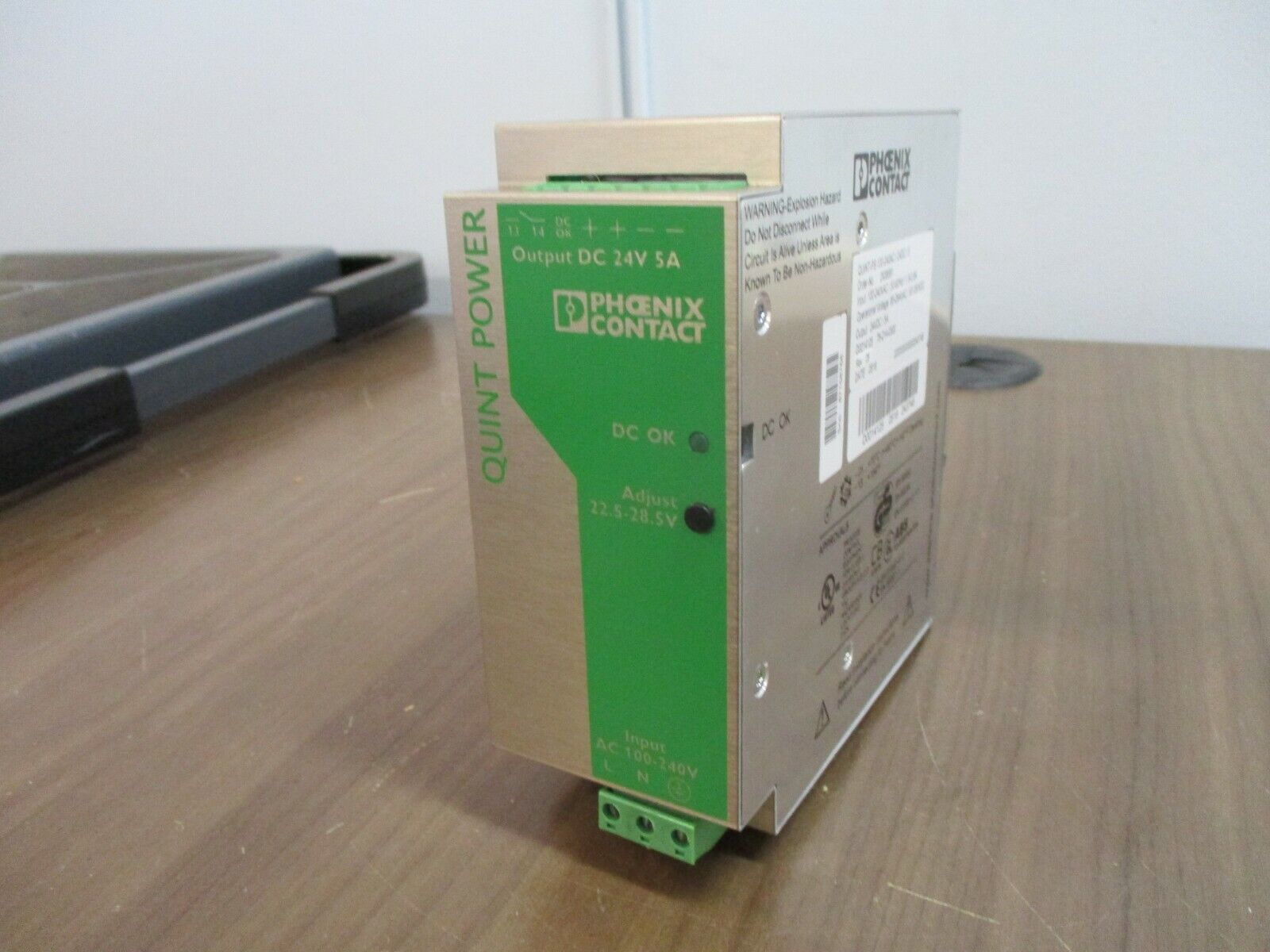 Phoenix Contact Power Supply QUINT-PS-100-240AC/24DC/5 Rev. 08 Used