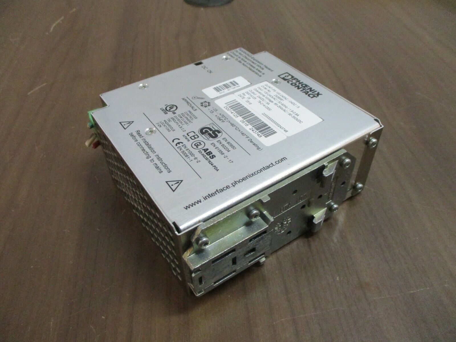 Phoenix Contact Power Supply QUINT-PS-100-240AC/24DC/5 Rev. 08 Used