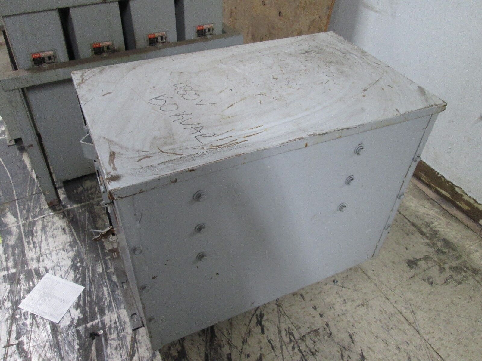 GE Capacitor 37F651G20 150 KVAR 480V 3Ph 60Hz Used