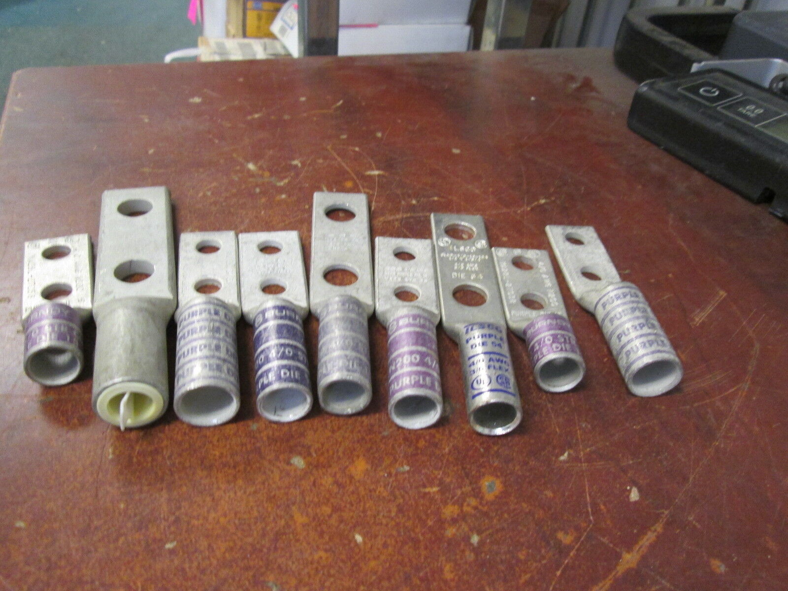Miscellaneous Brands Crimp Lug 4/0 AWG "Lot of 9" New Surplus