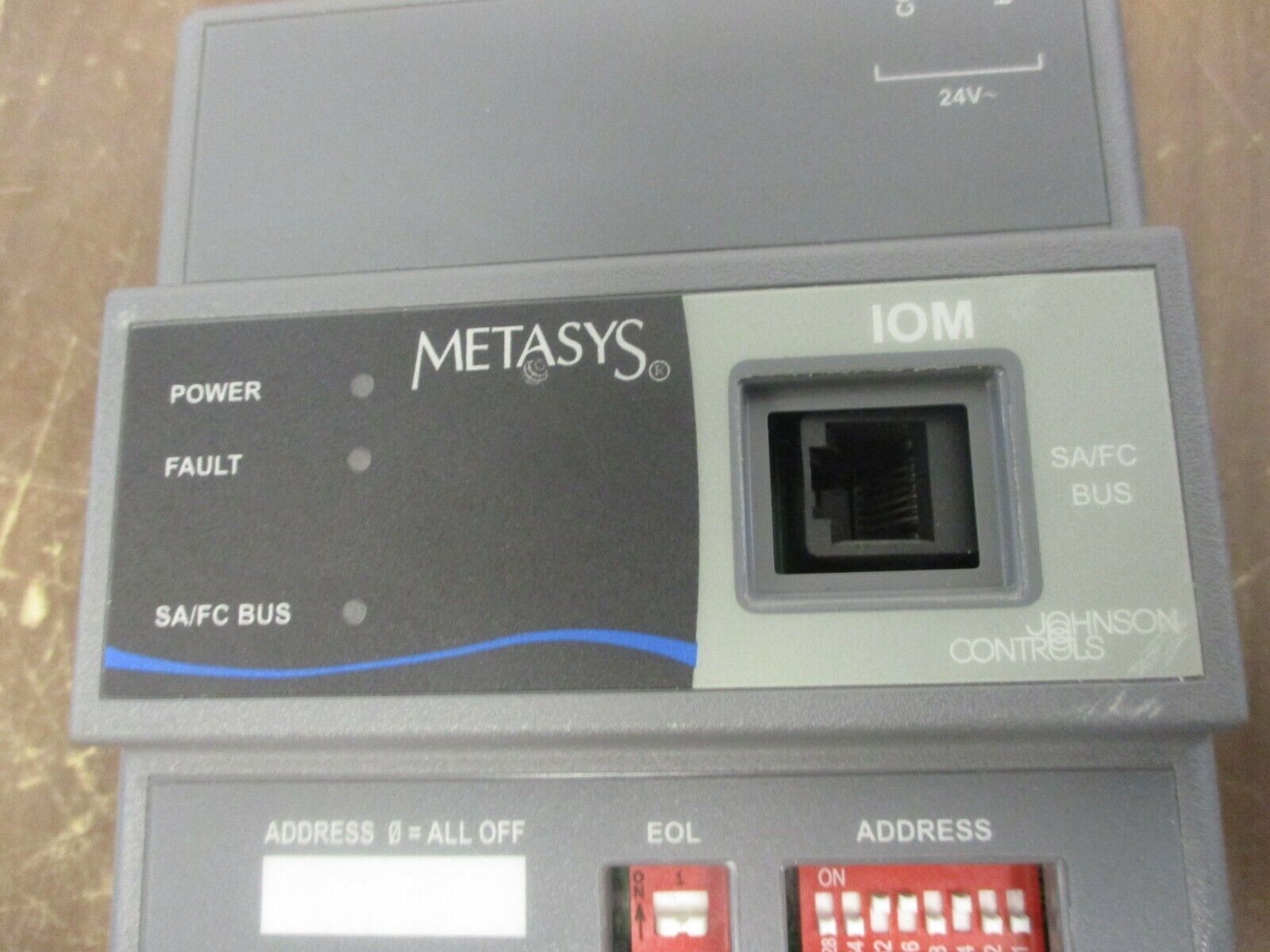 Johnson Controls I/O Module MS-IOM1710-0 4 Binary Inputs 24VAC 50/60Hz Used