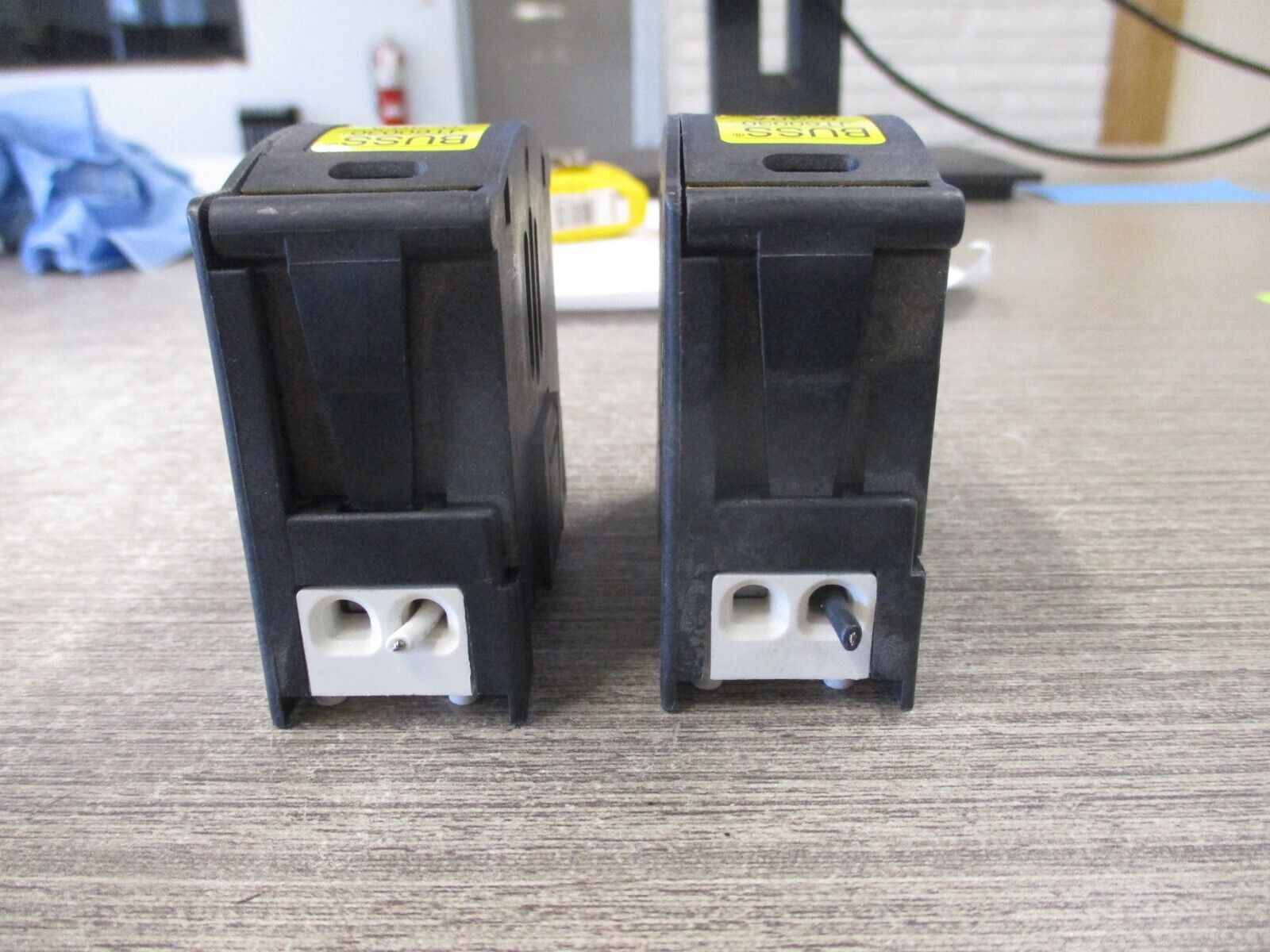 Buss Fuse Holder JT60030 30A 600V 1P W/3A Fuse *Lot of 2* Used