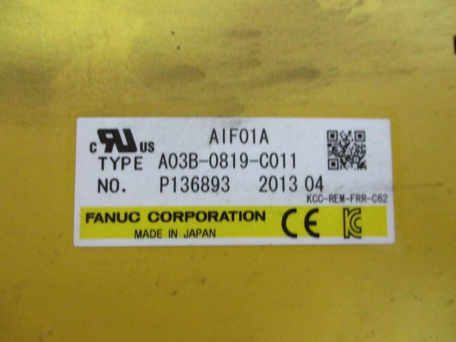 Fanuc, Interface Module, Part #: A03B-0819-C011 used