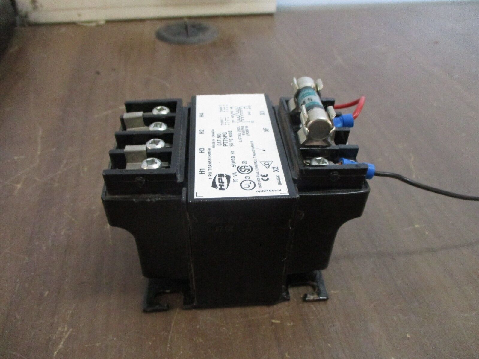 Hammond Control Transformer PT75PG 75VA Pri: 120/240V Sec: 24V 50/60Hz 1Ph Used