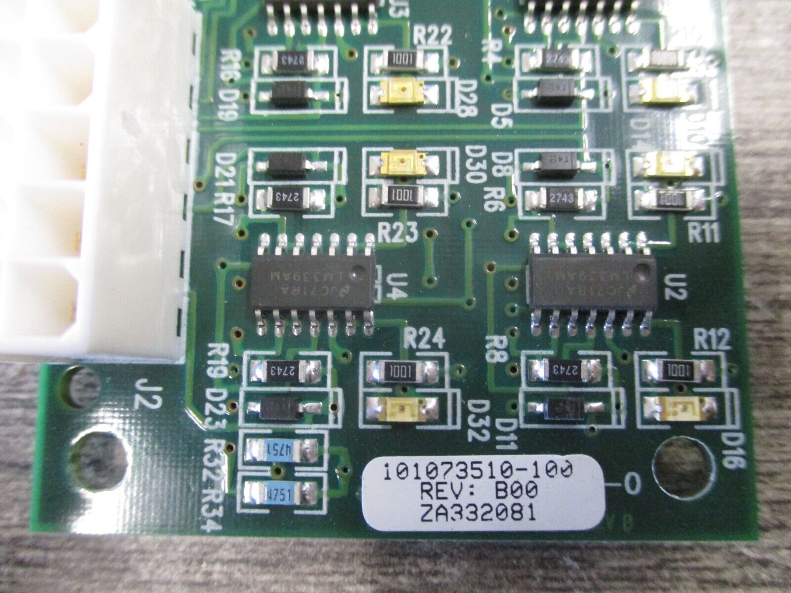 Eaton Fan Fail Detector Board 101073510-100 Rev. B00 Used