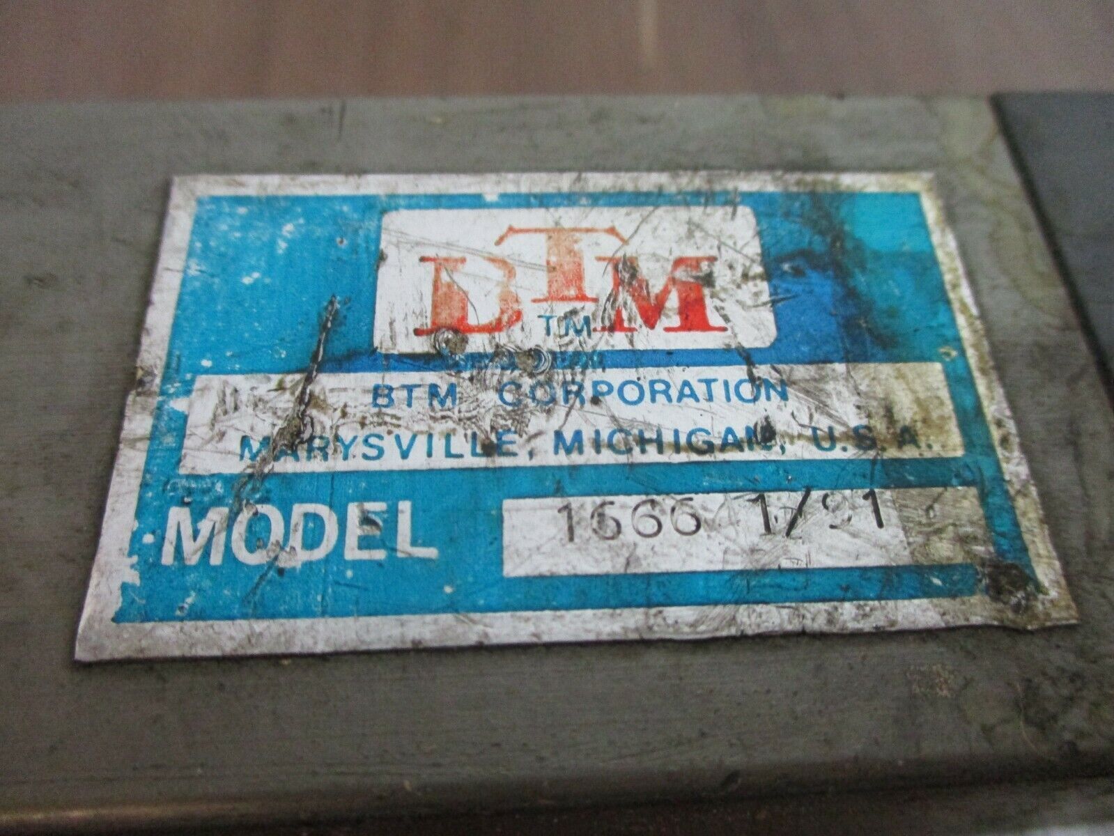 BTM Power Clamp 1666 Used