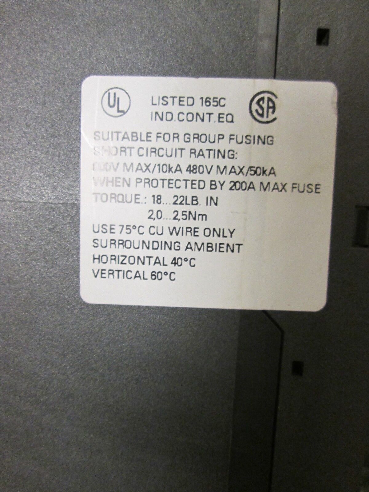 Siemens Sirius Starter 3RK130-0CB10-0AA4 2.4-16A DS1E-XHF broken tabs at the top
